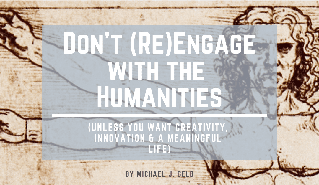 Don’t (re)engage with the humanities